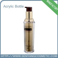 Wholesale cosmetics pump acrylic lotion bottle, cosmetic packaging,acrylic cosmetic jar and lotion bottle