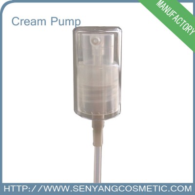 Plastic Cream Pump with Full Cap 24/410